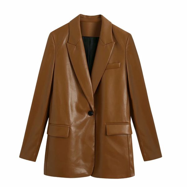 suits suits pu brown lapel imitation warm motorcycle female jacket korean fashion high waist casual chic women's leather pants suit, White;black
suits suits pu brown lapel imitation warm motorcycle female jacket korean fashion high waist casual chic women's leather pants suit, White;black