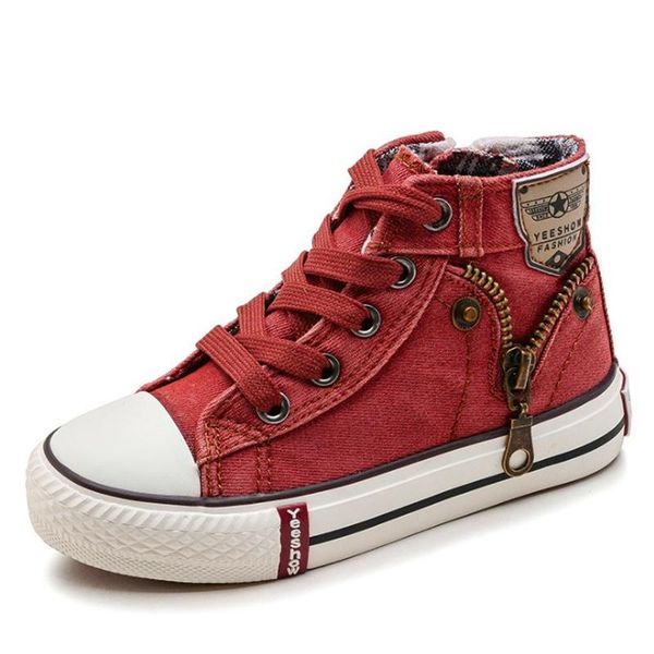 sneakers spring autumn expert skill children casual shoes boys girls sport breathable denim kids canvas baby boots, Black;red
sneakers spring autumn expert skill children casual shoes boys girls sport breathable denim kids canvas baby boots, Black;red