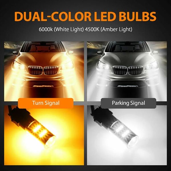 emergency lights dc 12v turn signal drl bulb error switchback white/amber 2pcs set
emergency lights dc 12v turn signal drl bulb error switchback white/amber 2pcs set
