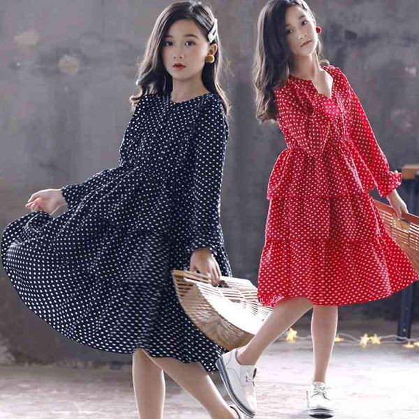 teenage autumn winter princess dot layered dress long sleeve dresses for girls clothes kids costume 12 13 year 210317, Red;yellow
teenage autumn winter princess dot layered dress long sleeve dresses for girls clothes kids costume 12 13 year 210317, Red;yellow