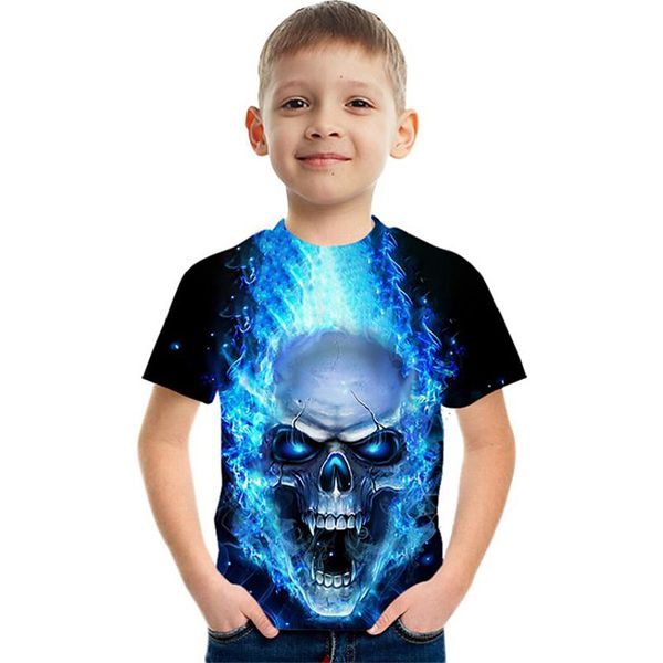 blue flame skull pattern children 3d printing t-shirt animal print summer daily sweatshirt round neck short sleeve high quality
blue flame skull pattern children 3d printing t-shirt animal print summer daily sweatshirt round neck short sleeve high quality