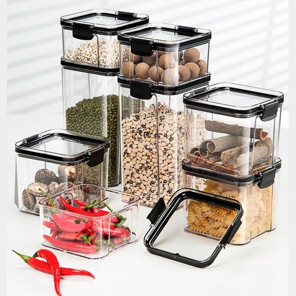 storage bottles & jars multi set stackable kitchen sealed jar plastic box multigrain tank dried fruit tea containers
storage bottles & jars multi set stackable kitchen sealed jar plastic box multigrain tank dried fruit tea containers