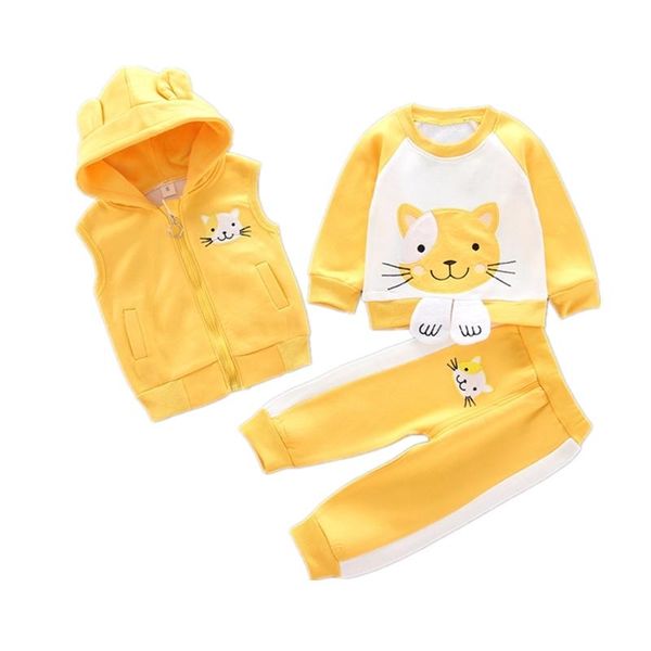 clothing sets spring autumn kids cartoon casual clothes children hooded vest t shirt pants 3pcs/sets boys baby girls fashion tracksuit, White
clothing sets spring autumn kids cartoon casual clothes children hooded vest t shirt pants 3pcs/sets boys baby girls fashion tracksuit, White