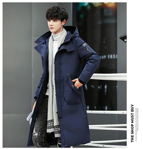 winter jacket men hooded thicken warm parka coat casual mens overcoat long white duck down jacket 3xl, Black
winter jacket men hooded thicken warm parka coat casual mens overcoat long white duck down jacket 3xl, Black
