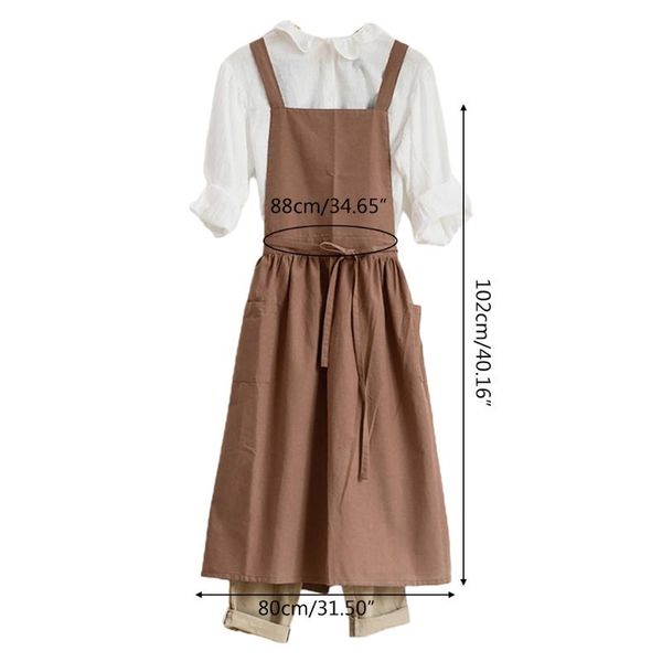 aprons women cotton linen cross back apron japanese housework baking wrap florist dress kitchen au21 21 drop
aprons women cotton linen cross back apron japanese housework baking wrap florist dress kitchen au21 21 drop