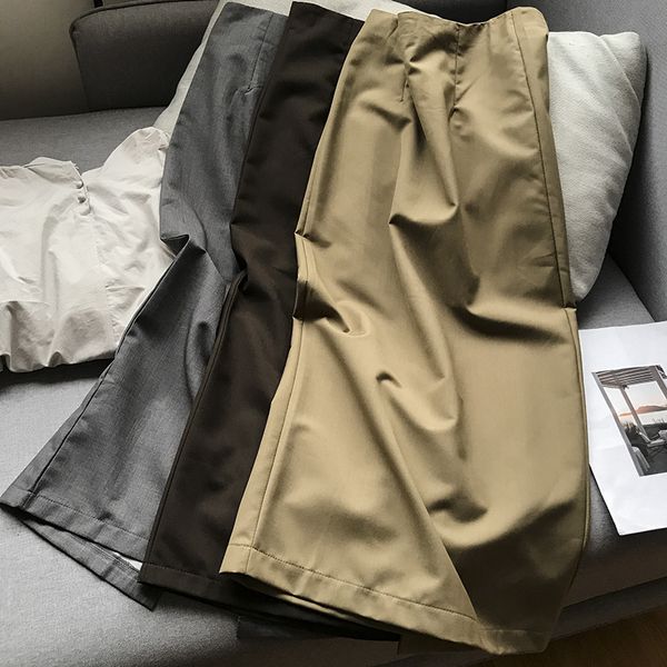 solid color high waist straight tube hip wrap skirt shows thin temperament long skirt fashion leisure foreign style 3.18, Black
solid color high waist straight tube hip wrap skirt shows thin temperament long skirt fashion leisure foreign style 3.18, Black
