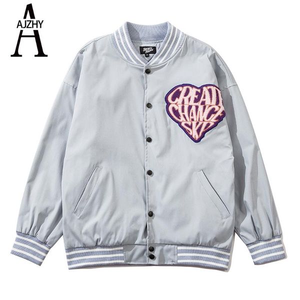 men's jackets 2021 varsity jacket streetwear hip hop baseball autumn embroidered harajuku bomber coat fashion couple clothes, Black;brown
men's jackets 2021 varsity jacket streetwear hip hop baseball autumn embroidered harajuku bomber coat fashion couple clothes, Black;brown