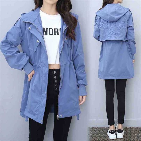 women hooded trench coat spring autumn slim long overcoat for woman plus size letter embroidery harajuku jacket windbreaker 210525, Tan;black
women hooded trench coat spring autumn slim long overcoat for woman plus size letter embroidery harajuku jacket windbreaker 210525, Tan;black