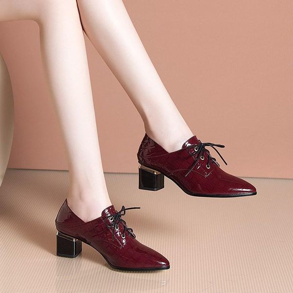 dress shoes party casual 2021 autumn chunky heel pointed deep-mouth thin leather plus-sized fashion semi-high heeled women's, Black
dress shoes party casual 2021 autumn chunky heel pointed deep-mouth thin leather plus-sized fashion semi-high heeled women's, Black