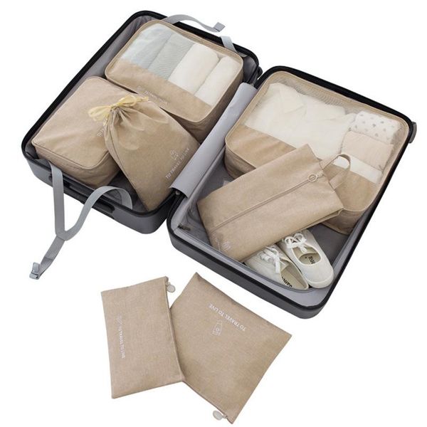 storage bags travel luggage bag 7 pcs / set waterproof portable suit clothes shoes underwear organizer container
storage bags travel luggage bag 7 pcs / set waterproof portable suit clothes shoes underwear organizer container