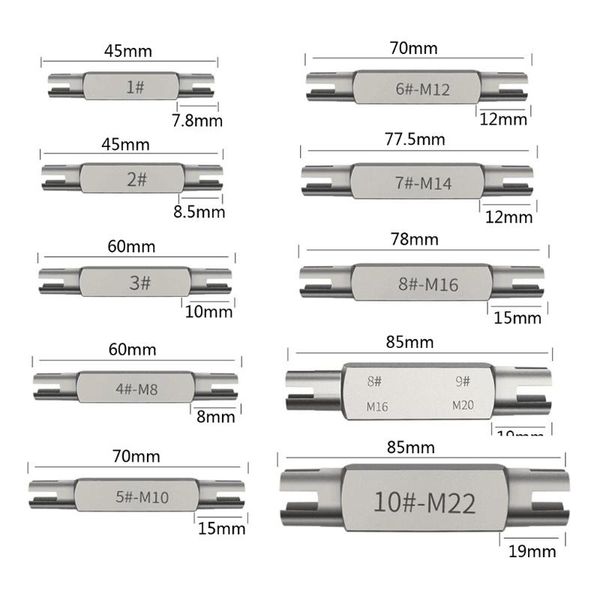 professional hand tool sets 50lf 1/5/6pcs hexagonal double-head broken tap extractor screw damaged nut remover
professional hand tool sets 50lf 1/5/6pcs hexagonal double-head broken tap extractor screw damaged nut remover