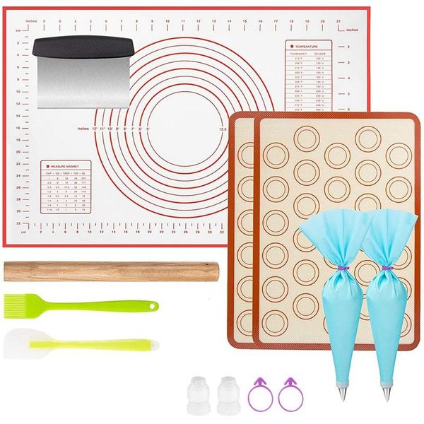 rolling pins & pastry boards silicone baking mat set,pastry with measurements,non-stick sheets for oven,with wood pin,dough cutter
rolling pins & pastry boards silicone baking mat set,pastry with measurements,non-stick sheets for oven,with wood pin,dough cutter