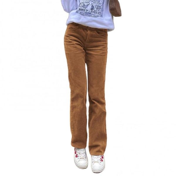 women's pants & capris women fashion solid color low rise pockets long corduroy straight trousers, Black;white
women's pants & capris women fashion solid color low rise pockets long corduroy straight trousers, Black;white