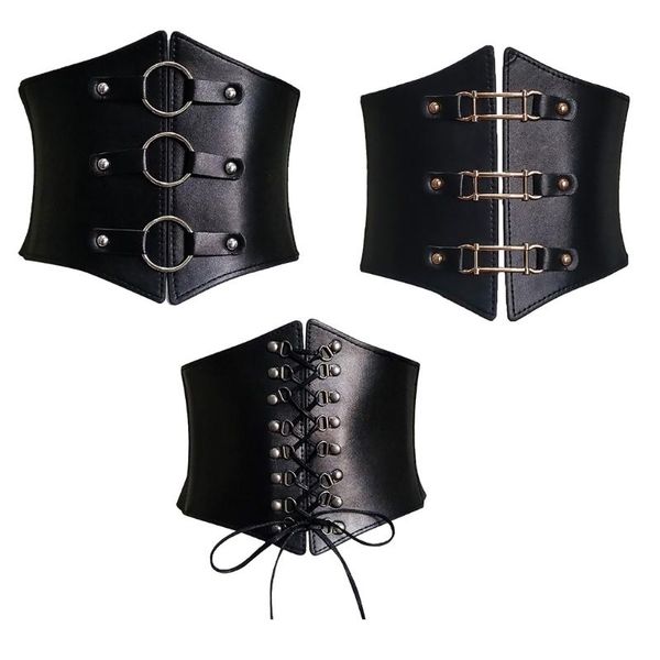 Belts Waist Cincher Corset Buckle Stretch Shaping Girdle Women Skirt Belt Female Pu Leather Hiphop Rock Nightclub Sexy Jeans, Black;brown
Belts Waist Cincher Corset Buckle Stretch Shaping Girdle Women Skirt Belt Female Pu Leather Hiphop Rock Nightclub Sexy Jeans, Black;brown