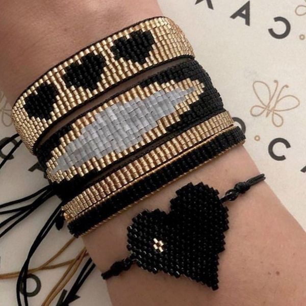 go2boho turkish evil bracelets miyuki bracelet for women heart jewelry men's lucky eye pulseras mujer handmade femme armband, Golden;silver
go2boho turkish evil bracelets miyuki bracelet for women heart jewelry men's lucky eye pulseras mujer handmade femme armband, Golden;silver
