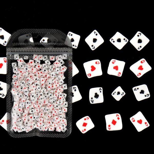 nail art decorations 10g playing cards spades a clay slice manicure accessory tool for diy design, Silver;gold
nail art decorations 10g playing cards spades a clay slice manicure accessory tool for diy design, Silver;gold