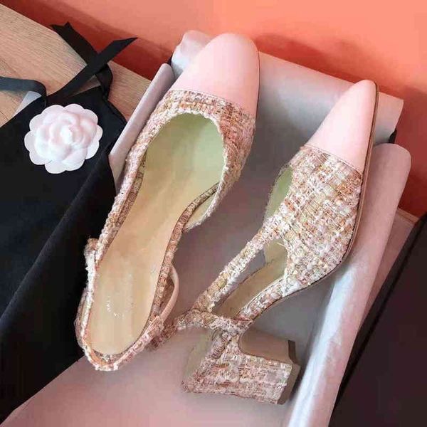 sandals classic color matching high heeled sandals thick heel leather suede women's shoes metal buckle party professional slippers size, Black
sandals classic color matching high heeled sandals thick heel leather suede women's shoes metal buckle party professional slippers size, Black