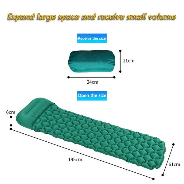 outdoor pads sales of products camping mattress portable automatic air cushion moisture-proof tent travel sleep waterproof
outdoor pads sales of products camping mattress portable automatic air cushion moisture-proof tent travel sleep waterproof