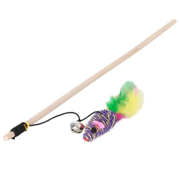 cat toys toy mouse wand wooden pole for cats fake feather kitten teaser pet with bell supplies
cat toys toy mouse wand wooden pole for cats fake feather kitten teaser pet with bell supplies