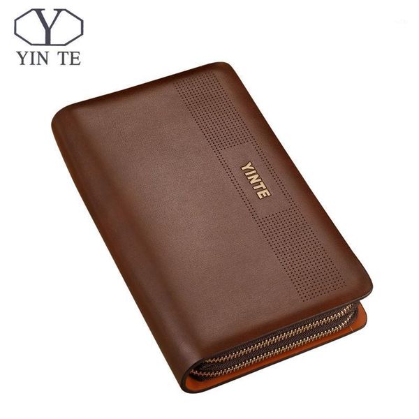 wallets yinte men clutch long zipper male wallet leather purses handy bag portfolio c8106-5 brown1, Red;black
wallets yinte men clutch long zipper male wallet leather purses handy bag portfolio c8106-5 brown1, Red;black