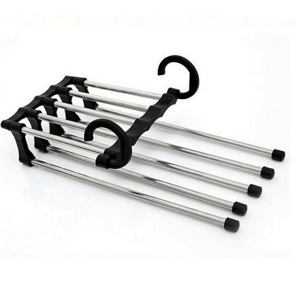 multi-functional pants rack clothes shelves 5 in1 stainless steel wardrobe magic hanger laundry storage tie towel hangers & racks 
multi-functional pants rack clothes shelves 5 in1 stainless steel wardrobe magic hanger laundry storage tie towel hangers & racks