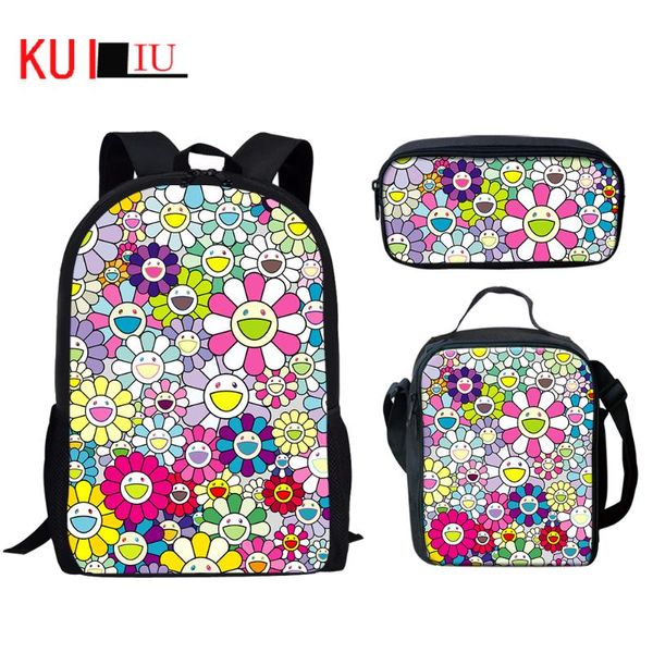 backpack kuiliu sunflowers women's girl smile 3d print children school bags set teen girls boys satchel lunch bag pen
backpack kuiliu sunflowers women's girl smile 3d print children school bags set teen girls boys satchel lunch bag pen