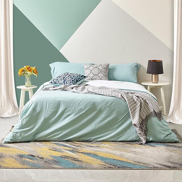 bedding sets simple style full washable cotton 4 pieces breathable assorted color home textile set
bedding sets simple style full washable cotton 4 pieces breathable assorted color home textile set