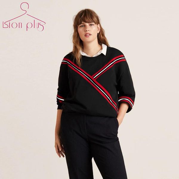 women's hoodies & sweatshirts oversized hoodie sweatshirt women 7xl 6xl 5xl 2021 autumn warm preppy style hit color sudadera mujer plus, Black
women's hoodies & sweatshirts oversized hoodie sweatshirt women 7xl 6xl 5xl 2021 autumn warm preppy style hit color sudadera mujer plus, Black