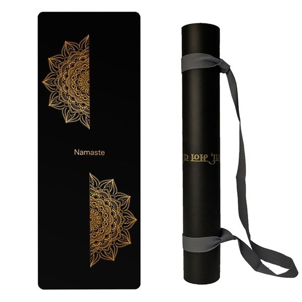 183*68cm pu rubber yoga mat exercise mat 6ft thickened bronzing s with position line pilates sports and fitness s
183*68cm pu rubber yoga mat exercise mat 6ft thickened bronzing s with position line pilates sports and fitness s