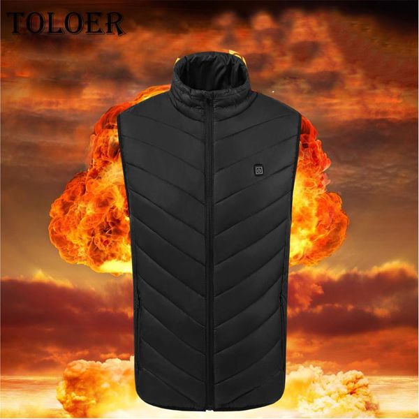 men's vests mens winter heated vest smart usb charging waterproof jacket warm solid color heating cotton clothing jackets male zipper c, Black;white
men's vests mens winter heated vest smart usb charging waterproof jacket warm solid color heating cotton clothing jackets male zipper c, Black;white