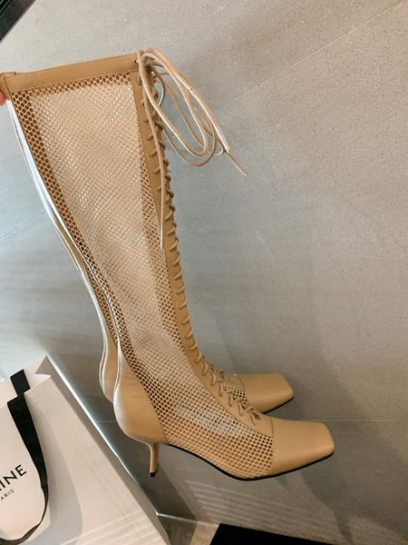 spring summer season arrival genuine leather square toe mature solid med heels lace up thigh high boots l52, Black
spring summer season arrival genuine leather square toe mature solid med heels lace up thigh high boots l52, Black