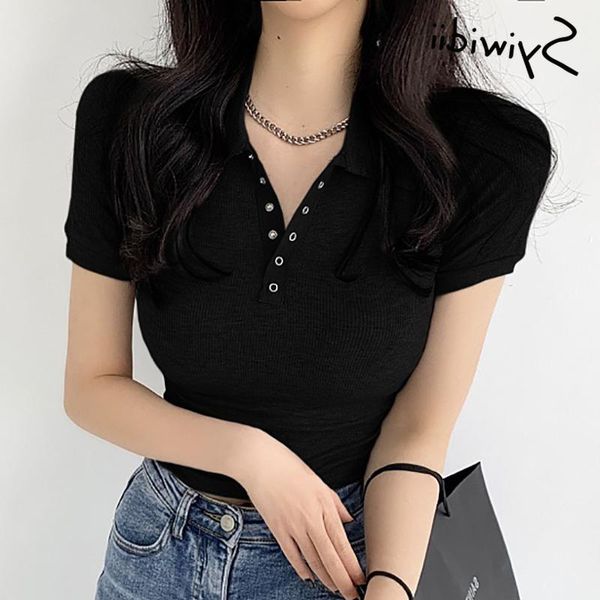 women's t-shirt button t-shirts syiwidii women short sleeve casual solid white clothes summer 2021 cotton korean fashion shirts
women's t-shirt button t-shirts syiwidii women short sleeve casual solid white clothes summer 2021 cotton korean fashion shirts