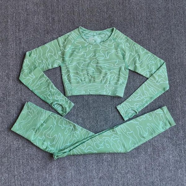 yoga outfit women long sleeve set gym workout clothes fitness crop high waist seamless leggings 2pcs/set sport suit activewear
yoga outfit women long sleeve set gym workout clothes fitness crop high waist seamless leggings 2pcs/set sport suit activewear