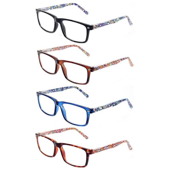 sunglasses 5-pack reading glasses blue light blocking,spring hinge readers for women men anti glare filter lightweight eyeglasses (#5, White;black
sunglasses 5-pack reading glasses blue light blocking,spring hinge readers for women men anti glare filter lightweight eyeglasses (#5, White;black