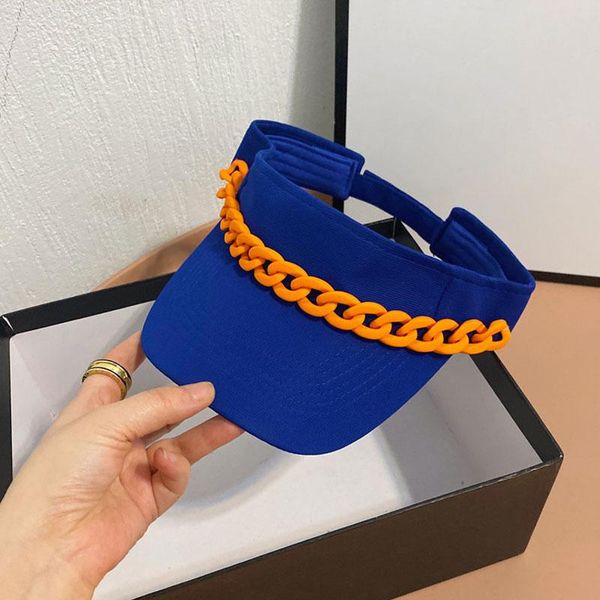 wide brim hats cotton cap adjustable for running tennis golf empty summer sun hat color chain visors women sunscreen viseira, Blue;gray
wide brim hats cotton cap adjustable for running tennis golf empty summer sun hat color chain visors women sunscreen viseira, Blue;gray