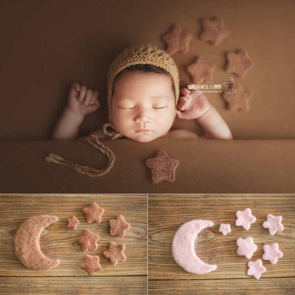 caps & hats 1 moon + 6 stars / set for baby boy girl born pography props bebes boys wool po prop accessories, Yellow
caps & hats 1 moon + 6 stars / set for baby boy girl born pography props bebes boys wool po prop accessories, Yellow