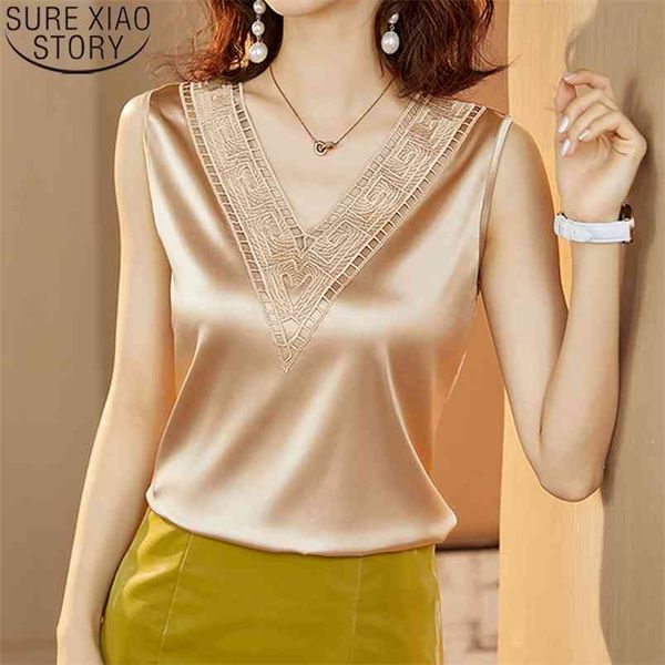 silk women blouses shirts satin blouse woman elastic lace shirt plus size v-neck embroidery 13731 210421, White
silk women blouses shirts satin blouse woman elastic lace shirt plus size v-neck embroidery 13731 210421, White