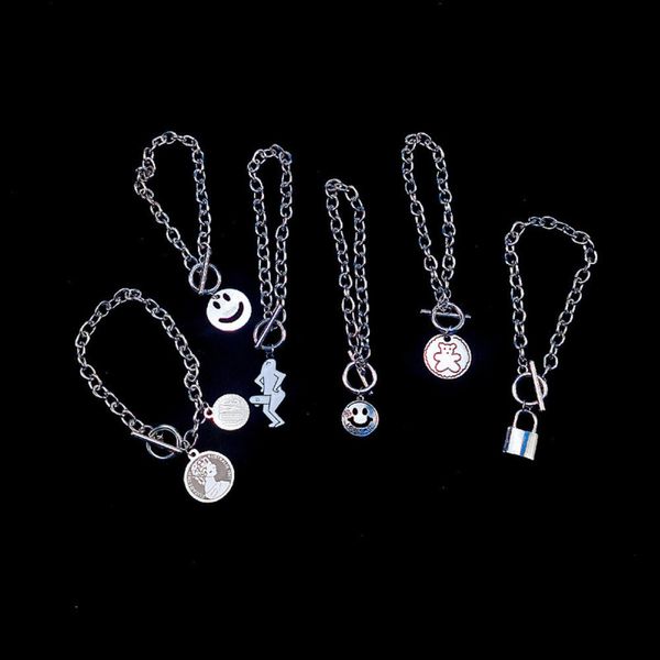 titanium steel does not fade hip hop trendsetter's personality bracelet women's indifference minority design korean version simple, Black
titanium steel does not fade hip hop trendsetter's personality bracelet women's indifference minority design korean version simple, Black