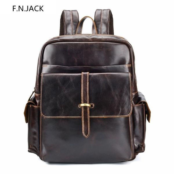 backpack f.n.jack retro genuine leather men large capacity outdoor travel back pack casual men's bag wholesale lapbagpack
backpack f.n.jack retro genuine leather men large capacity outdoor travel back pack casual men's bag wholesale lapbagpack