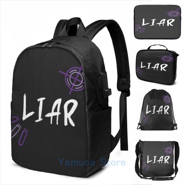 backpack funny graphic print danganronpa v3- liar design usb charge men school bags women bag travel laptop
backpack funny graphic print danganronpa v3- liar design usb charge men school bags women bag travel laptop