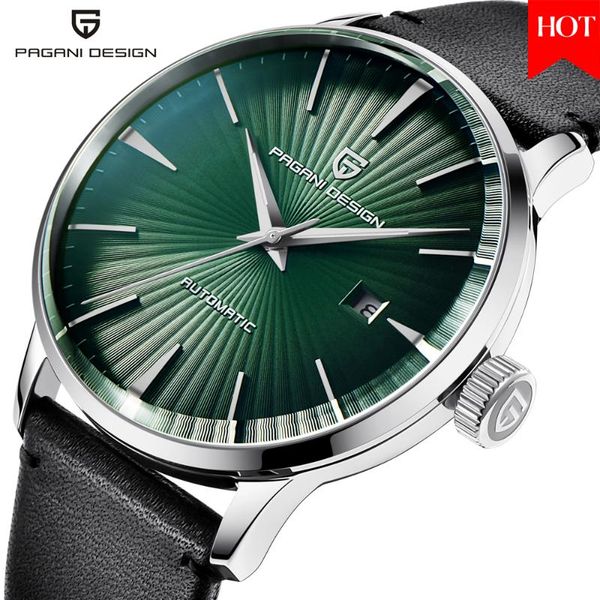 wristwatches 2021 pagani design casual fashion leather steel men watch waterproof automatic mechanical watches green dial, Slivery;brown
wristwatches 2021 pagani design casual fashion leather steel men watch waterproof automatic mechanical watches green dial, Slivery;brown