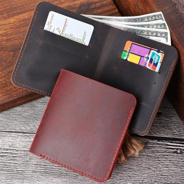 wallets siku genuine leather men's wallet crazy horse male distress case slim purse, Red;black
wallets siku genuine leather men's wallet crazy horse male distress case slim purse, Red;black