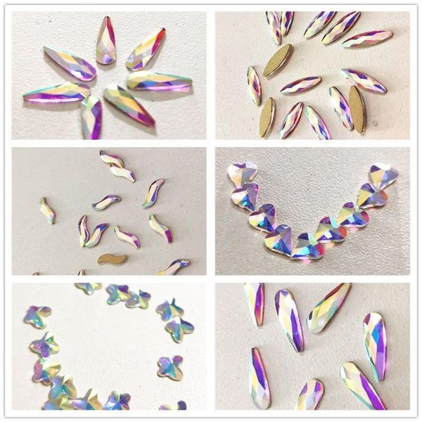 100pcs glass nail rhinestones ab kawaii heart colors cristal jewelry 3d horse eye flat water drop accessories gems supply1, Silver;gold
100pcs glass nail rhinestones ab kawaii heart colors cristal jewelry 3d horse eye flat water drop accessories gems supply1, Silver;gold