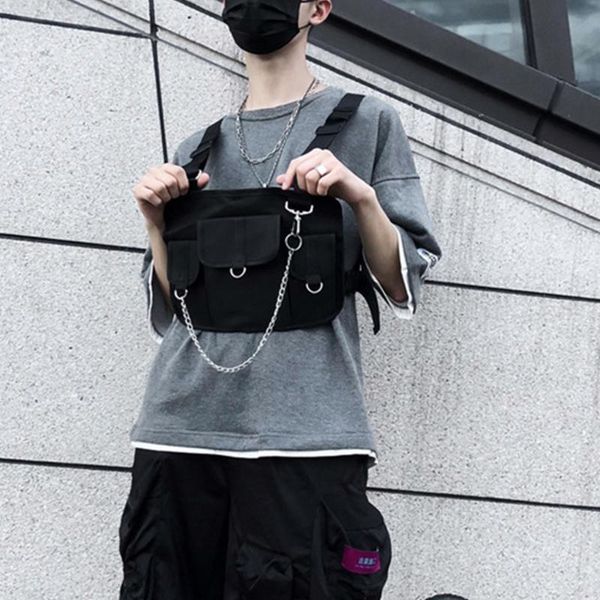 chest rig bag trend multi-function black vest hip hop streetwear oxford tactical harness waist bags
chest rig bag trend multi-function black vest hip hop streetwear oxford tactical harness waist bags