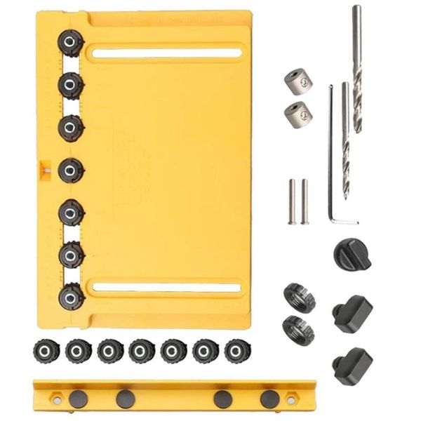 professional hand tool sets cabinet hardware jig template handle drill guide sleeve engineering plastic woodworking measuring tools 2 styles