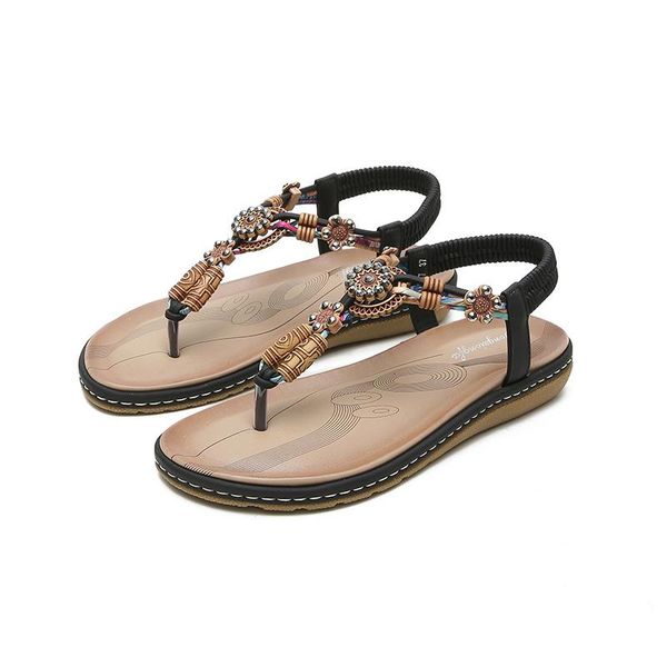 sandals 2021 bohemia women ladies fashion crystal bead flat slipper casual outsid shoes med flip flops, Black
sandals 2021 bohemia women ladies fashion crystal bead flat slipper casual outsid shoes med flip flops, Black