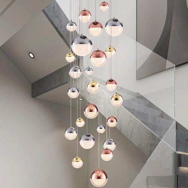 chandeliers modern staircase long chandelier led light luxury duplex villa suspension luminaire living room crystal ball
chandeliers modern staircase long chandelier led light luxury duplex villa suspension luminaire living room crystal ball