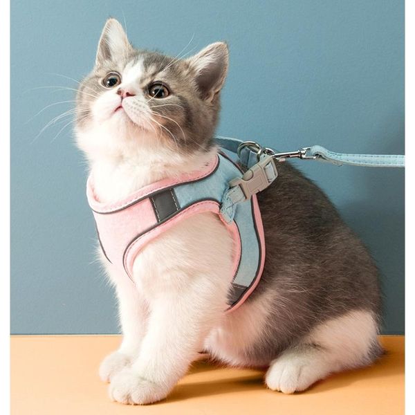 dog collars & leashes pet vest harness with leash adjustable reflective cat chest strap traction rope cozy for small medium
dog collars & leashes pet vest harness with leash adjustable reflective cat chest strap traction rope cozy for small medium