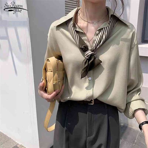 blusas mujer spring plus size women and blouse long sleeve solid shirt simple korean loose cardigan lady clothing 9985 210401, White
blusas mujer spring plus size women and blouse long sleeve solid shirt simple korean loose cardigan lady clothing 9985 210401, White