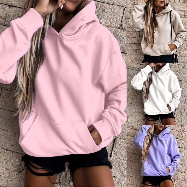 women's hoodies & sweatshirts autumn sweatshirt solid casual hooded hoodie pullovers full leisure sudaderas para mujer vetement femme, Black
women's hoodies & sweatshirts autumn sweatshirt solid casual hooded hoodie pullovers full leisure sudaderas para mujer vetement femme, Black